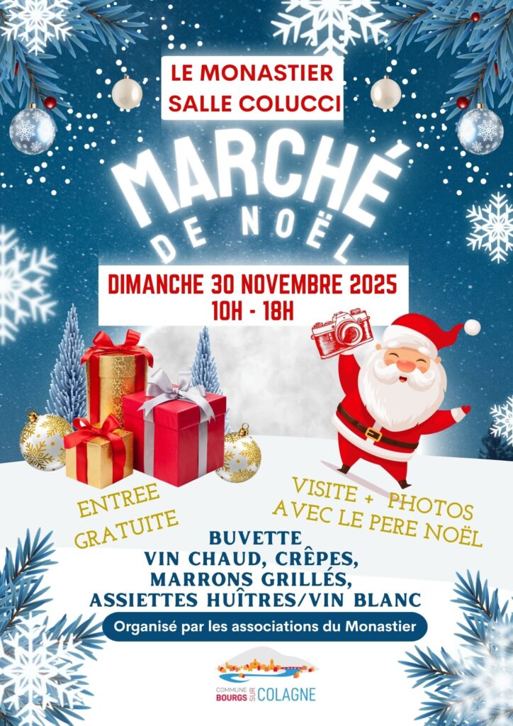 MARCHE DE NOEL LE MONASTIER BOURGS SUR COLAGNE